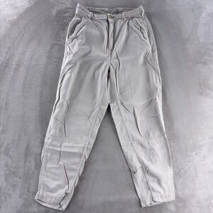 Everlane Utility Pants‎ Womens Size 2 Beige Cotton Casual Preppy Tencel